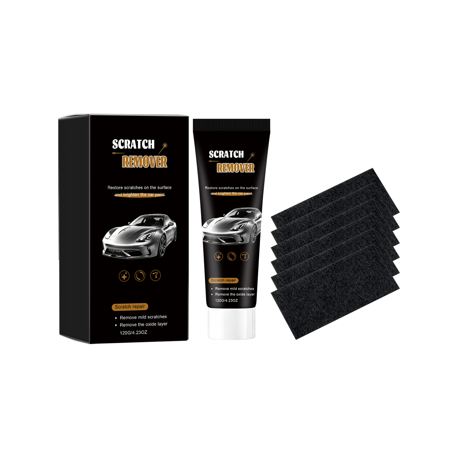 Paint Scratch Repair Agent Convenient Fix Polishing Gloss Daily Renovation Care Maintain Auto Body Surface