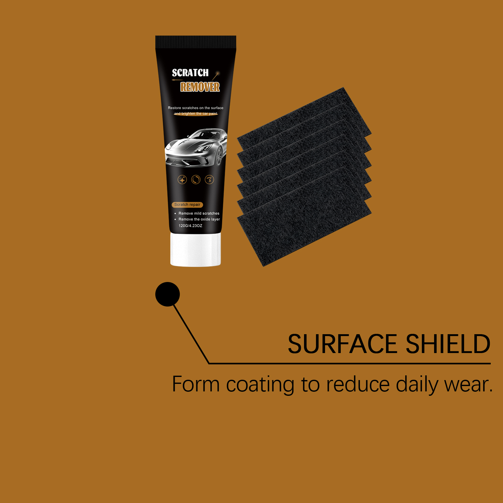 Paint Scratch Repair Agent Convenient Fix Polishing Gloss Daily Renovation Care Maintain Auto Body Surface