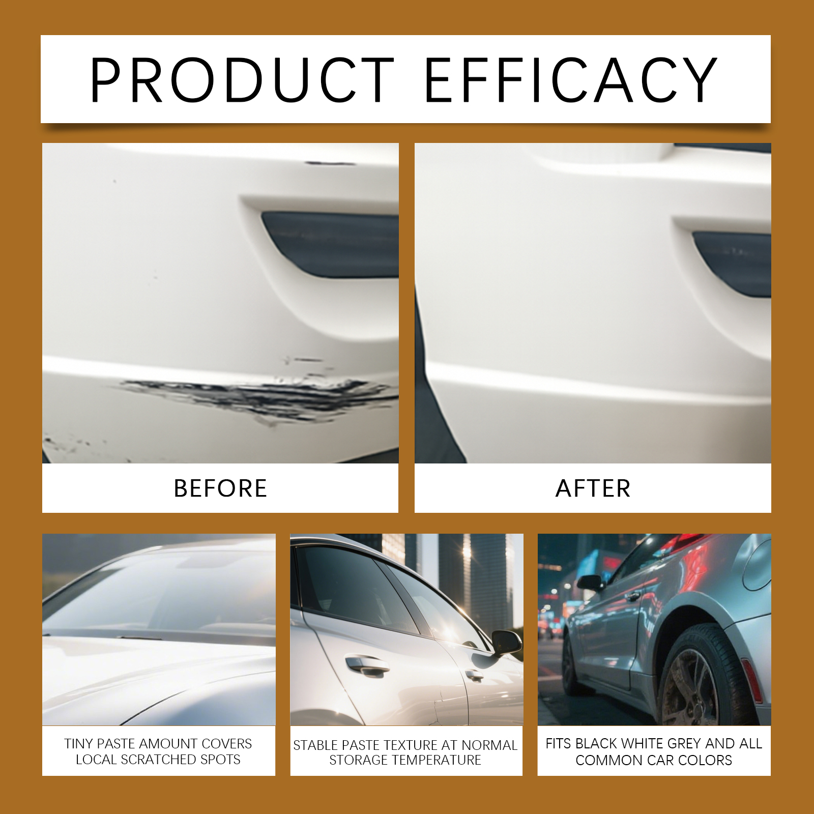 Paint Scratch Repair Agent Convenient Fix Polishing Gloss Daily Renovation Care Maintain Auto Body Surface