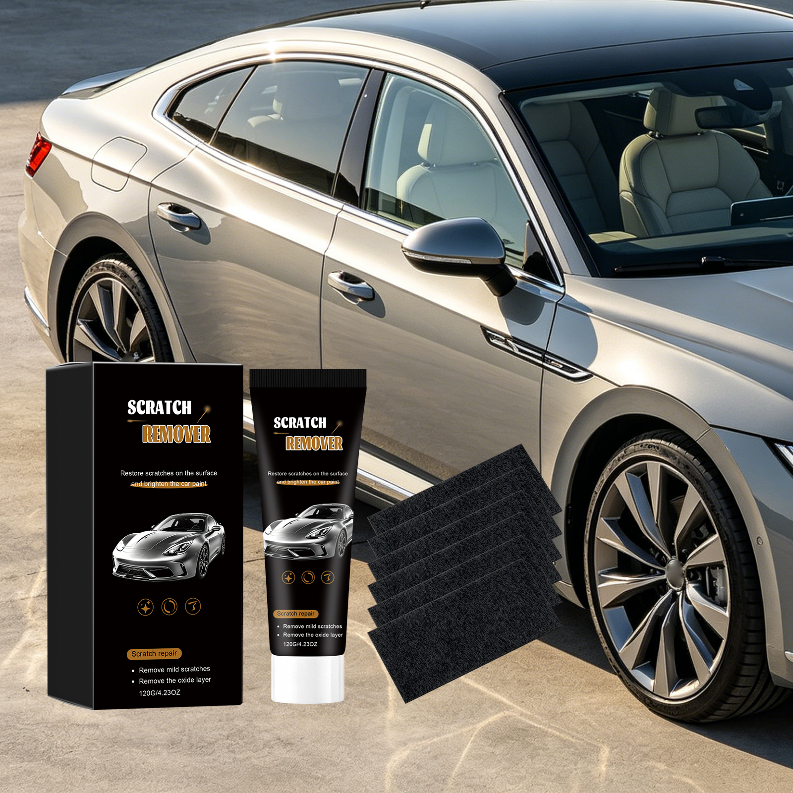 Paint Scratch Repair Agent Convenient Fix Polishing Gloss Daily Renovation Care Maintain Auto Body Surface