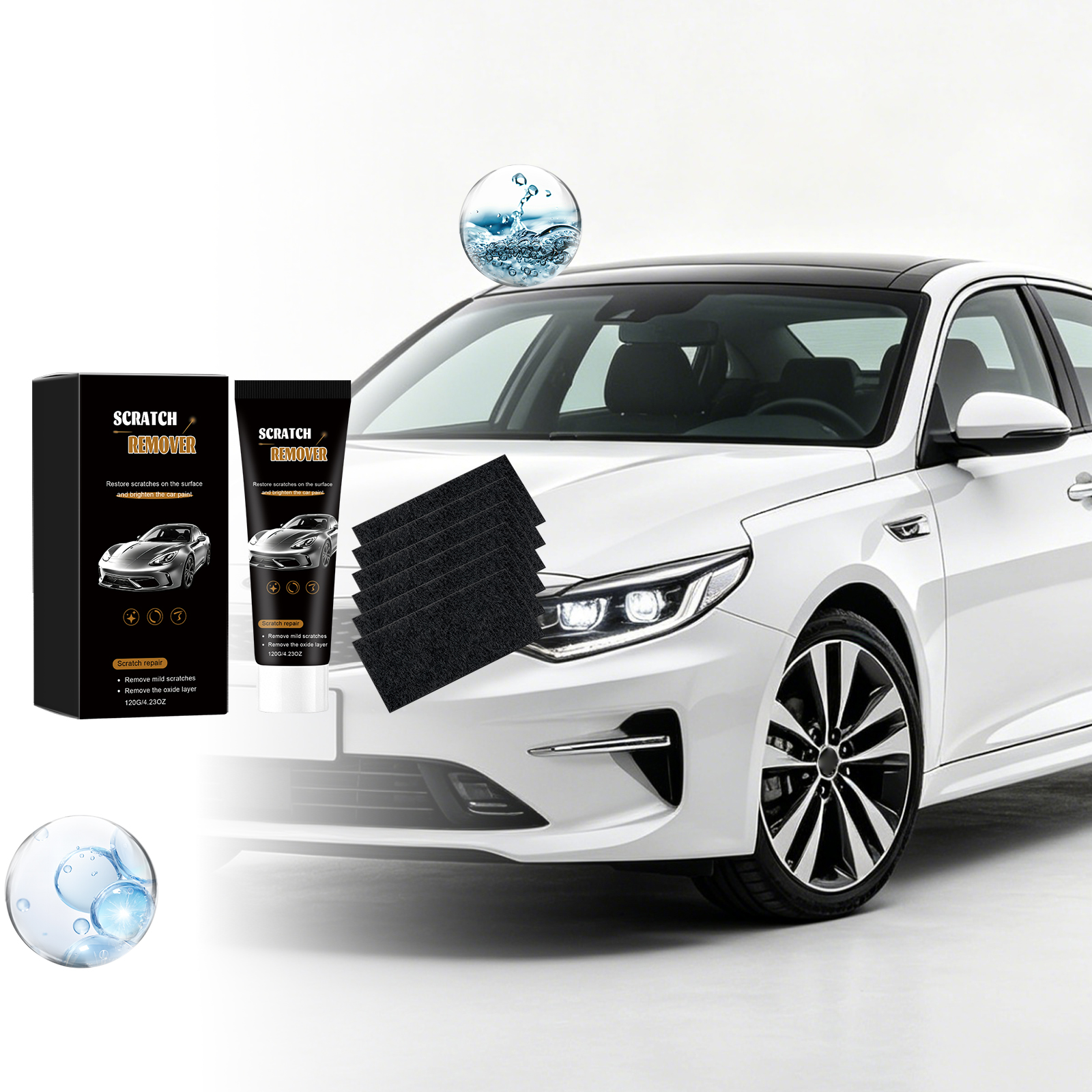 Paint Scratch Repair Agent Convenient Fix Polishing Gloss Daily Renovation Care Maintain Auto Body Surface