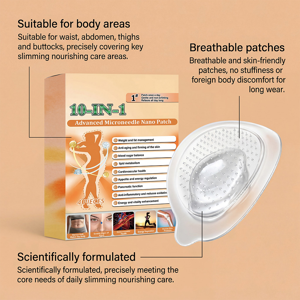 Body Care Patch Mild Adhesive Lazy Friendly Daily External Skin Partial Area Care Supply