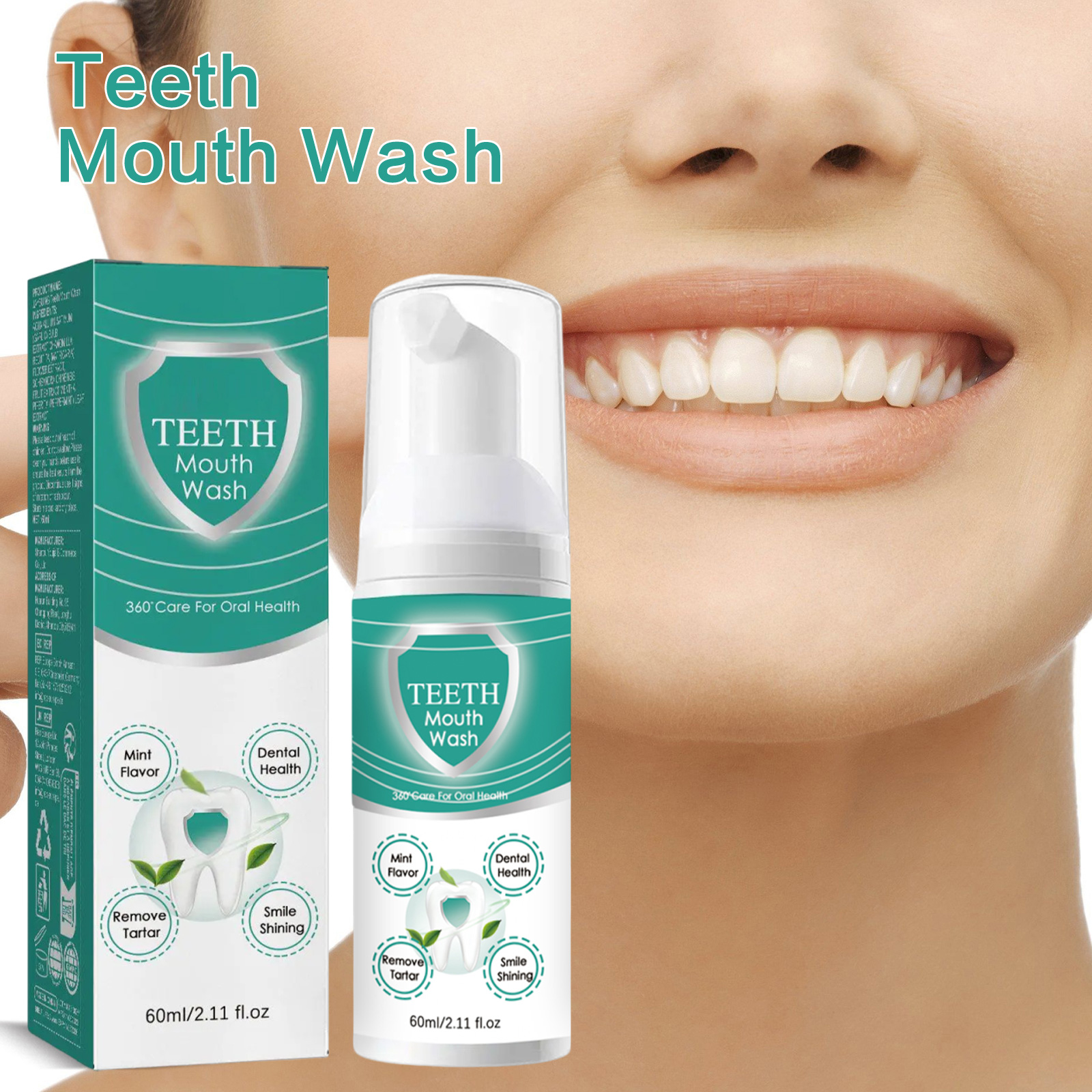 Foam Dental Mousse Deeply Clean Tooth Stains Whiten Teeth Care Gums Freshen Breath