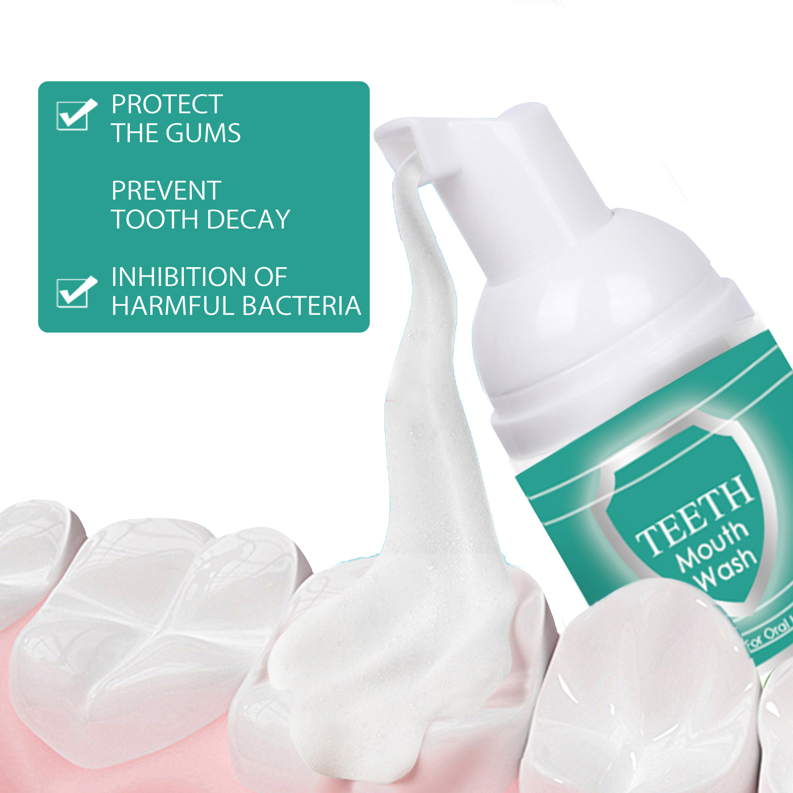 Foam Dental Mousse Deeply Clean Tooth Stains Whiten Teeth Care Gums Freshen Breath