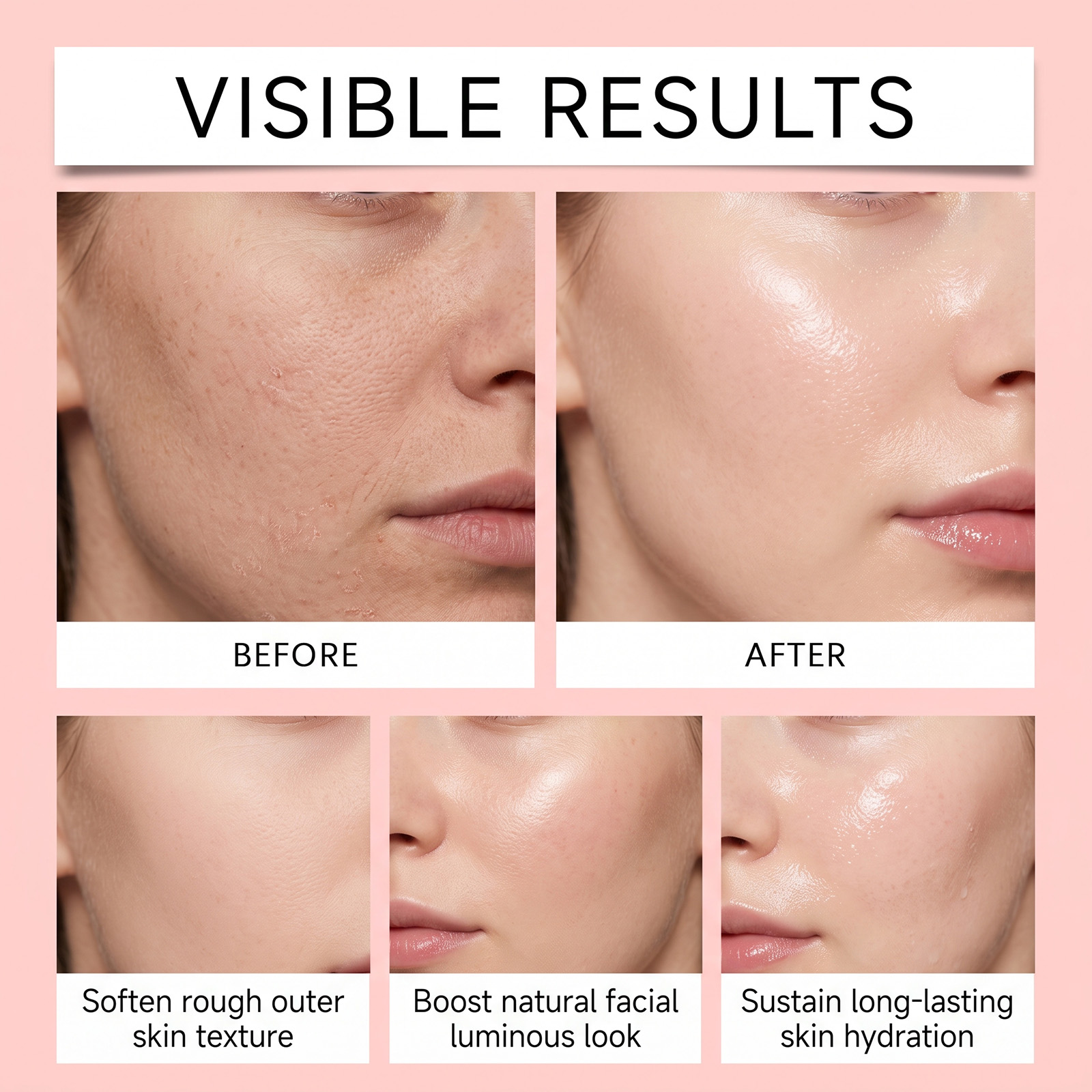Collagen Brightening Mask Moisturizing Gentle Tender Hydrating Smearing Facial Skin Care Product