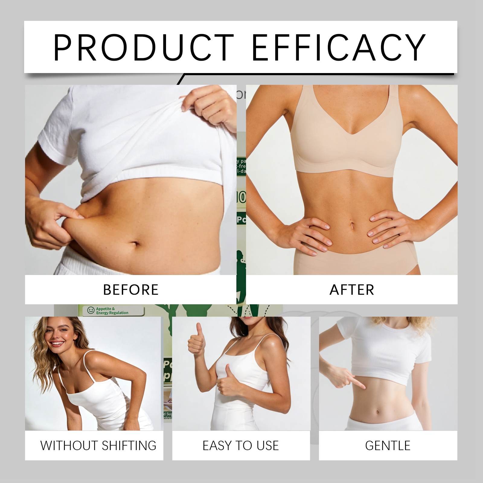 Body Care Patch Mild Ingredients Figure Curves Soften Skin Comfortable Breathable Fit Portable Skin Nourishing Sticker