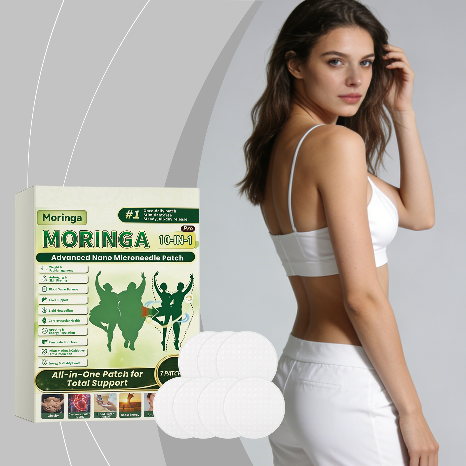Body Care Patch Mild Ingredients Figure Curves Soften Skin Comfortable Breathable Fit Portable Skin Nourishing Sticker