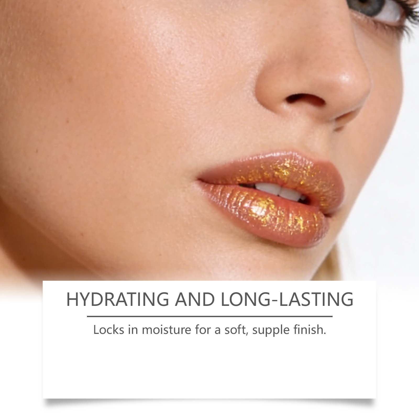Gold Leaf Temperature Change Moisturizing Lip Balm Daily Care Lip Skin Smooth Pink Light Non Sticky Non Cup