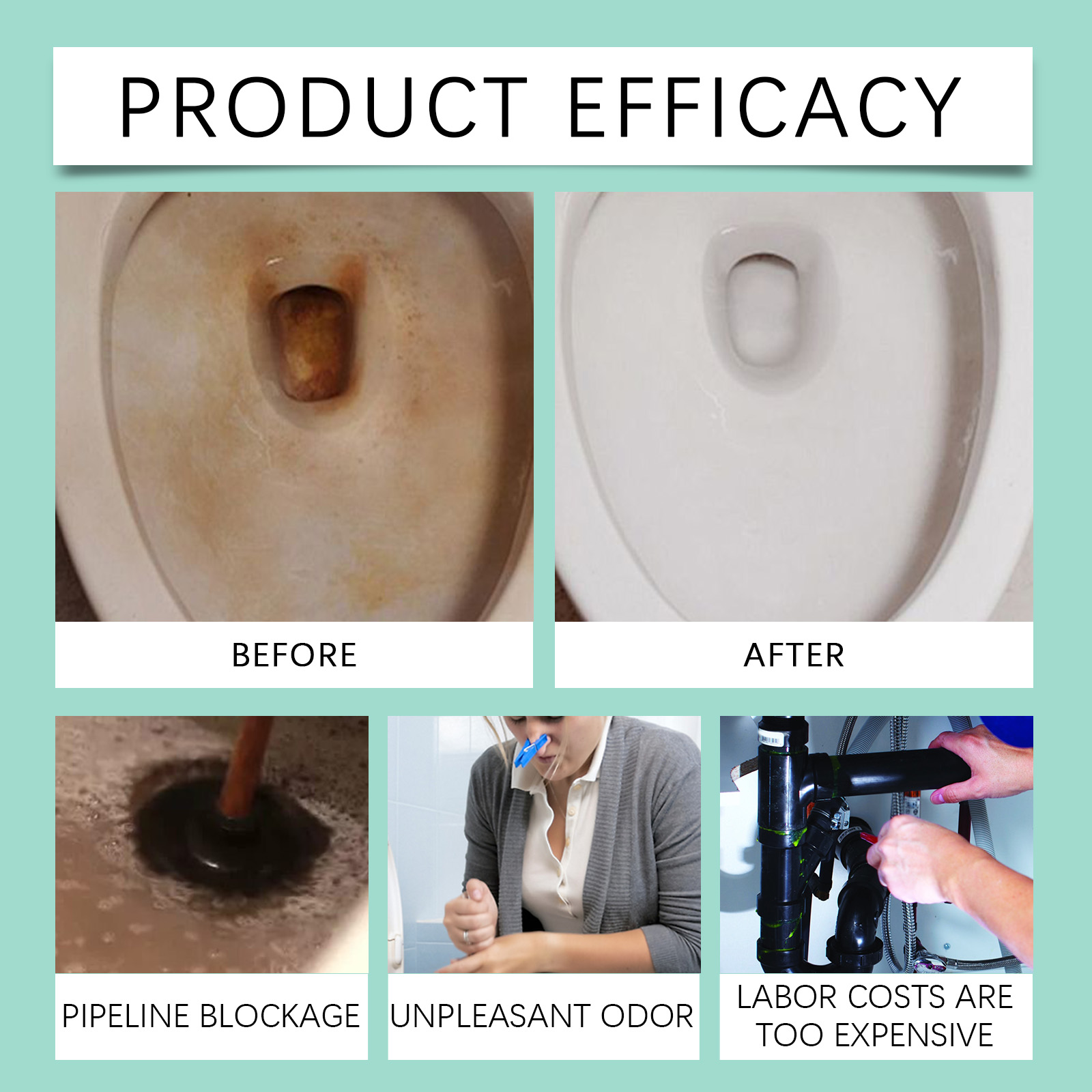 Toilet Cleaner Gentle Stain Removing Scale Cleansing Fresh Odor Eliminating Foam Dispensing Bathroom Toilet