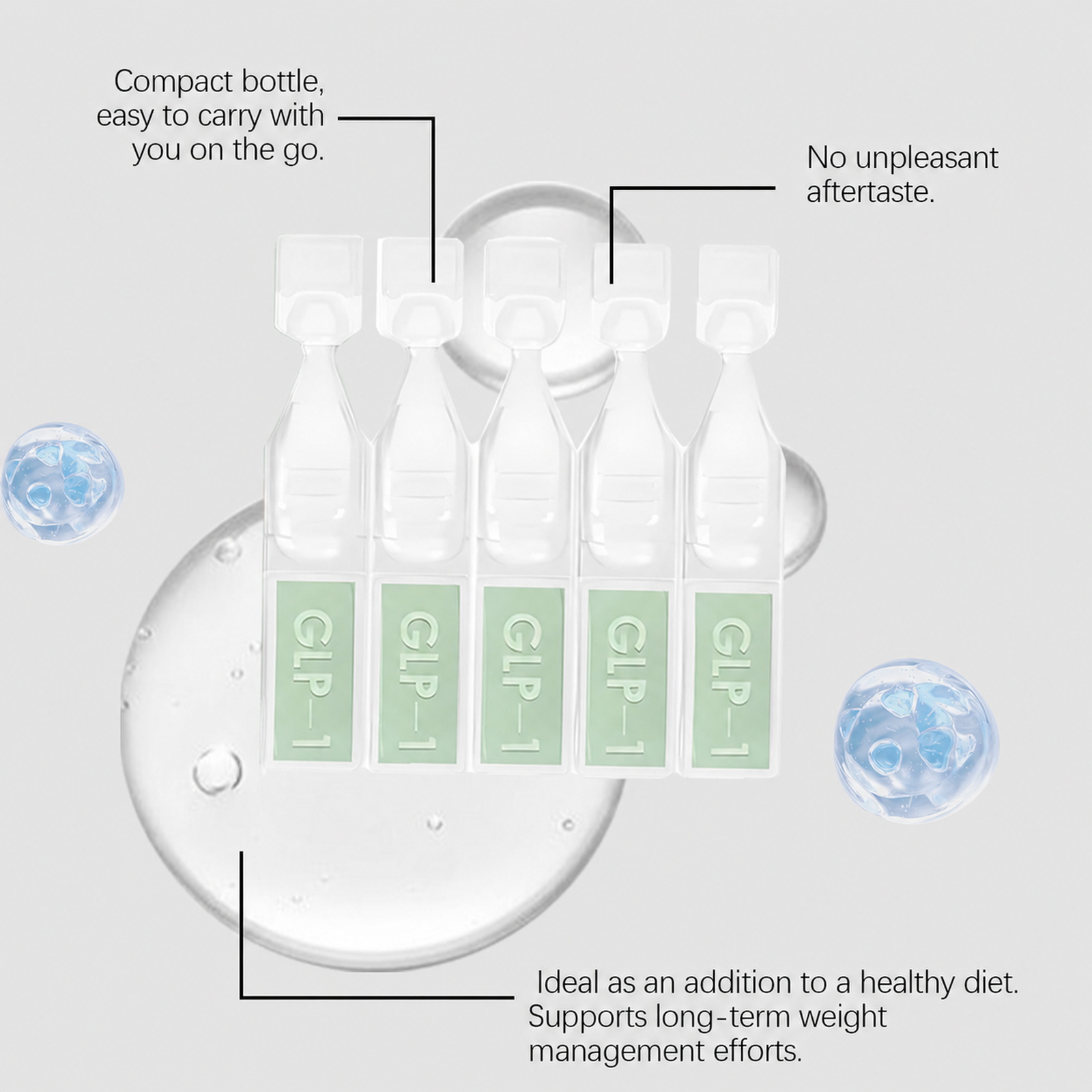 Body Care Drops Plant Ingredients Support Figure Management Slim Shape Daily Dietary Supplement