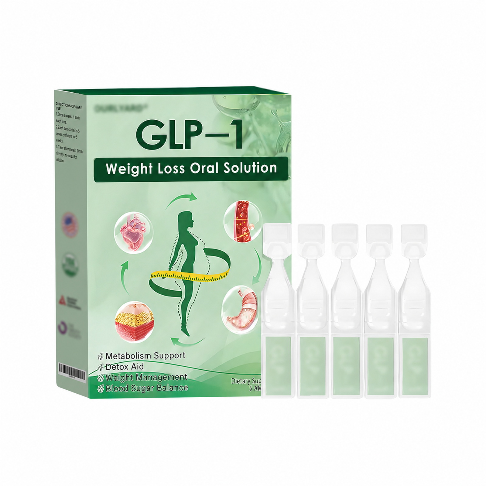 Body Care Drops Plant Ingredients Support Figure Management Slim Shape Daily Dietary Supplement
