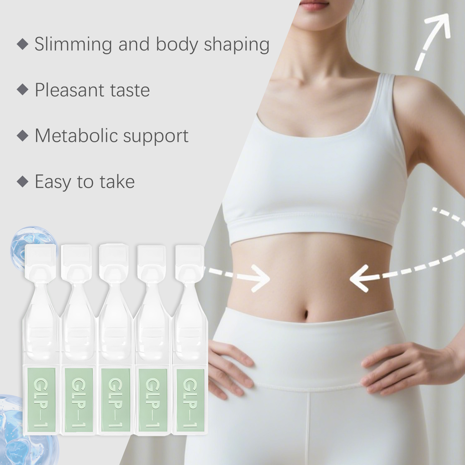 Body Care Drops Plant Ingredients Support Figure Management Slim Shape Daily Dietary Supplement