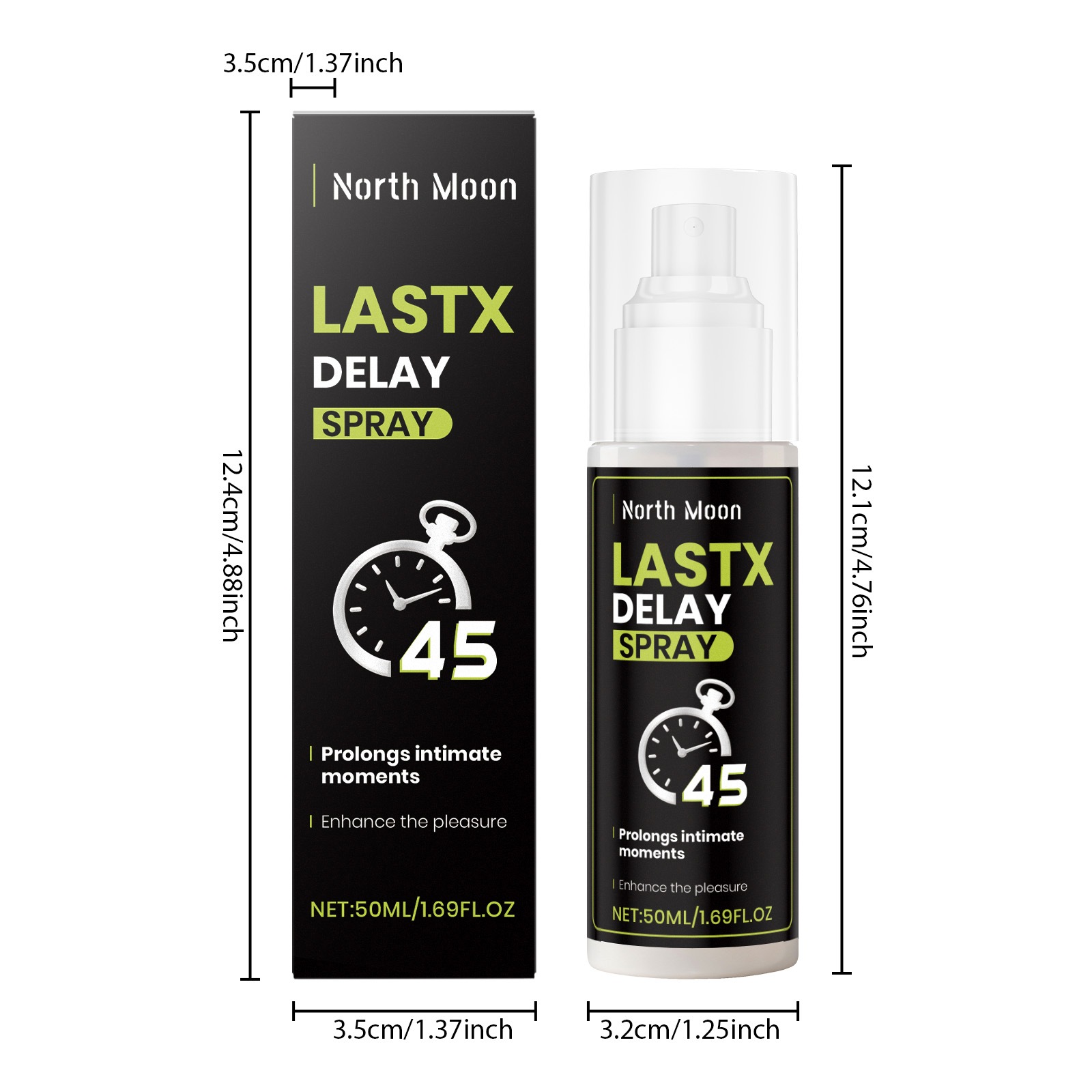 Herbal Men Care Spray Mild Formula Comfort Body Skin Daily Care Mist
