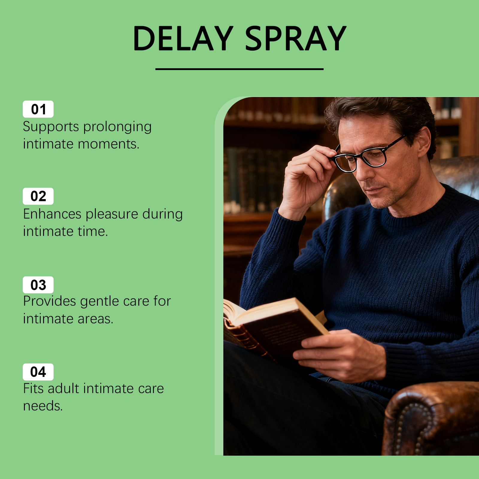 Herbal Men Care Spray Mild Formula Comfort Body Skin Daily Care Mist