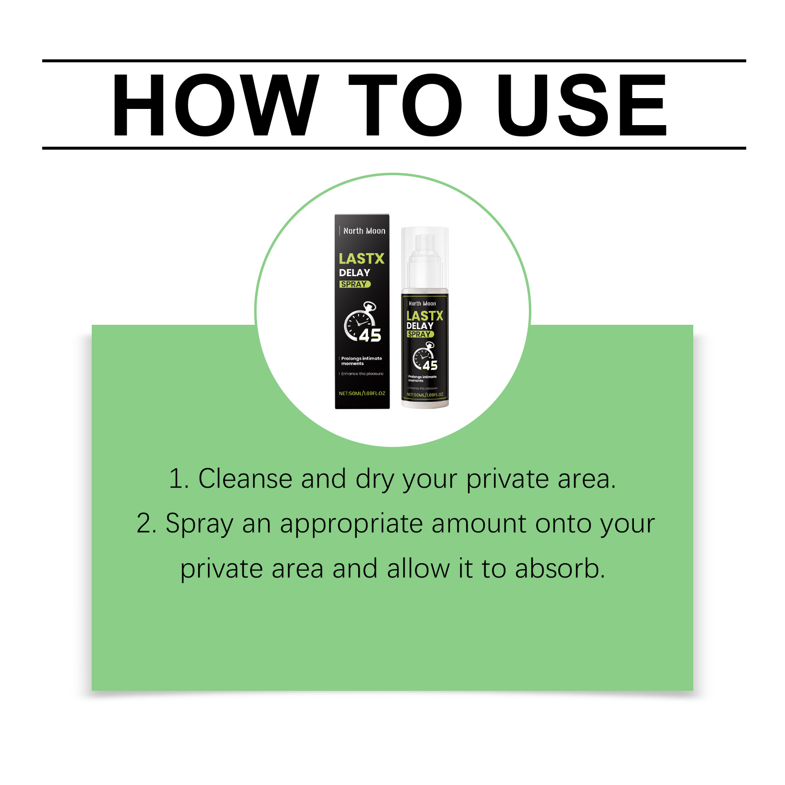 Herbal Men Care Spray Mild Formula Comfort Body Skin Daily Care Mist