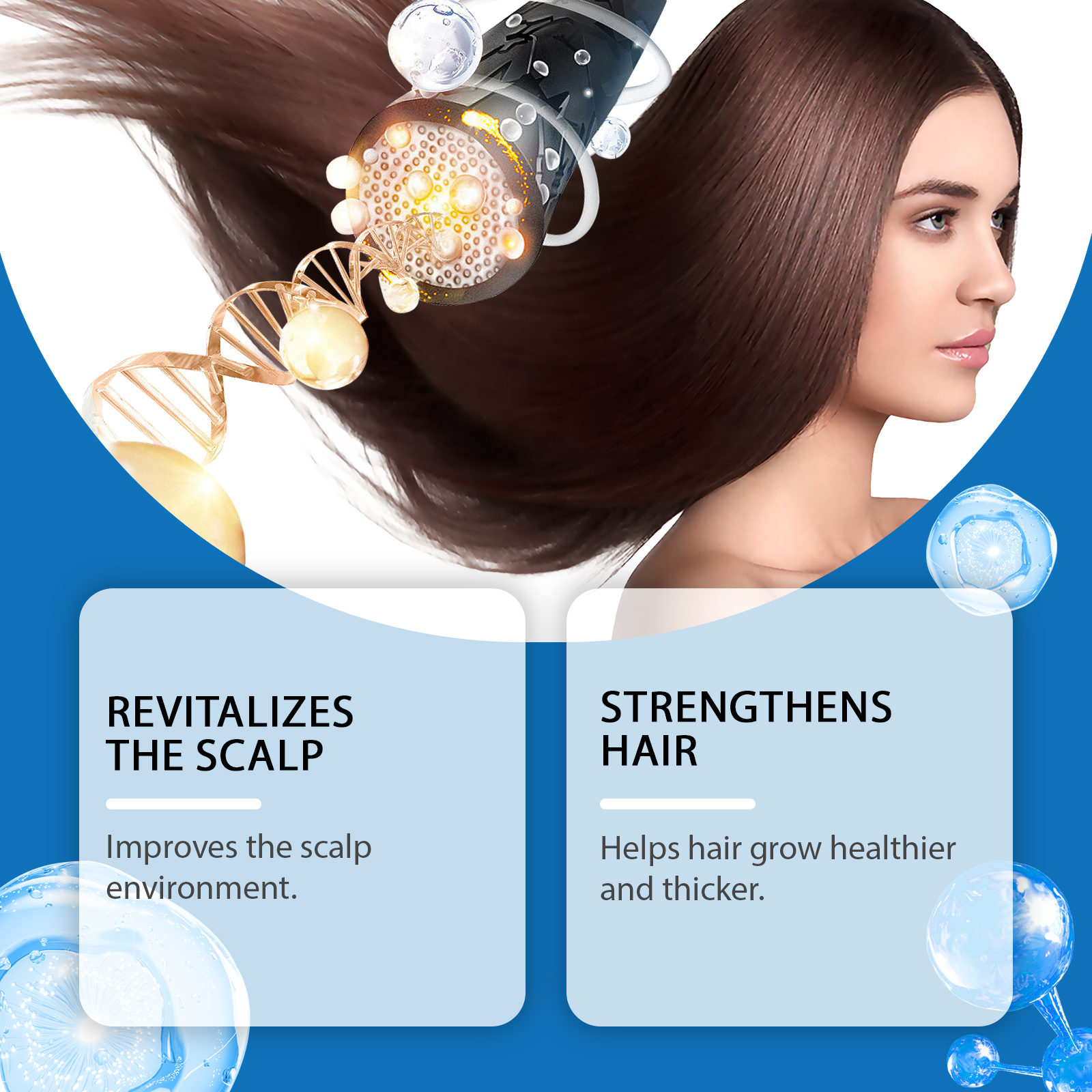 Hair Ball Essence Moisturizes Scalp Care Hydrating Smooth Shiny Hair Daily Massage Treatment