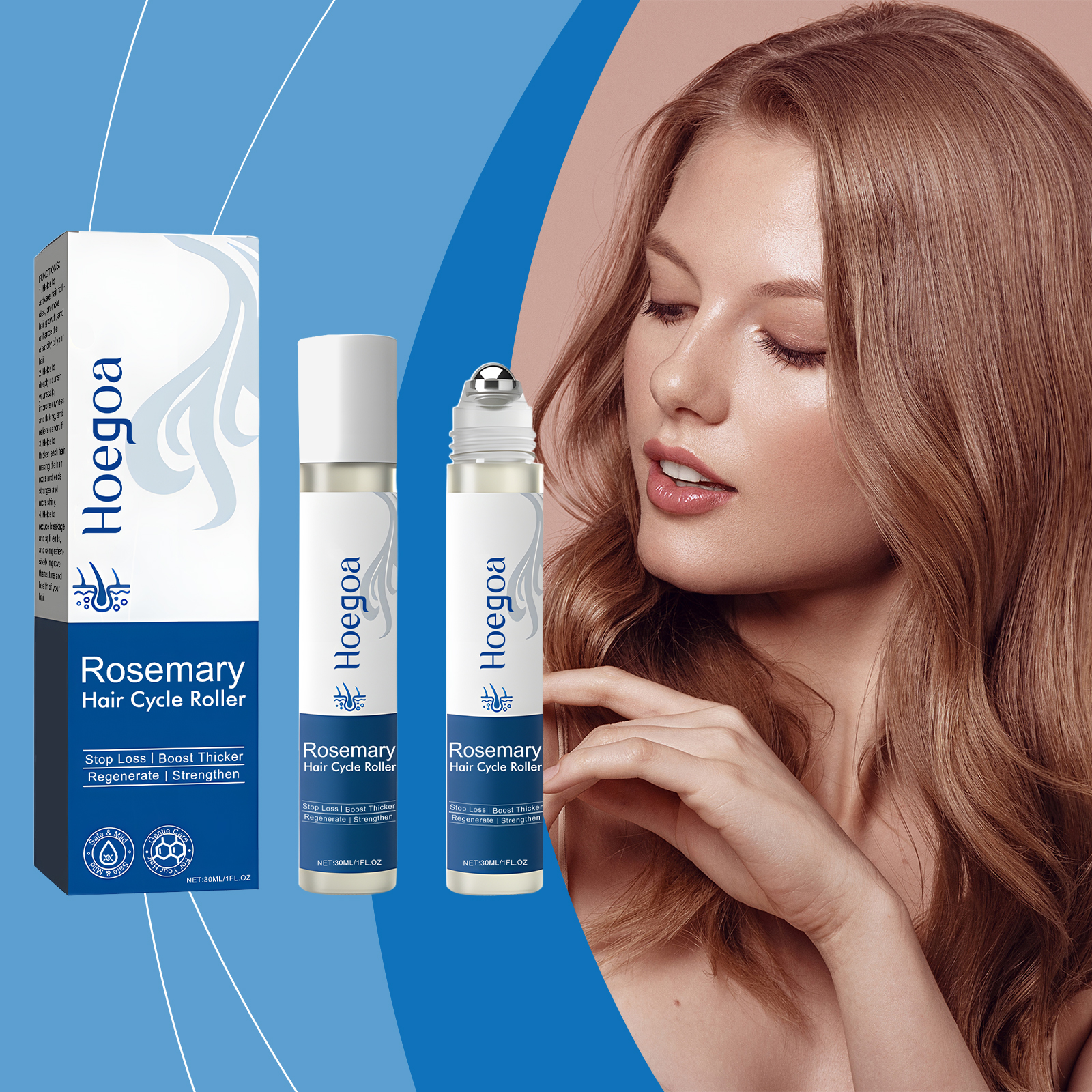 Hair Ball Essence Moisturizes Scalp Care Hydrating Smooth Shiny Hair Daily Massage Treatment