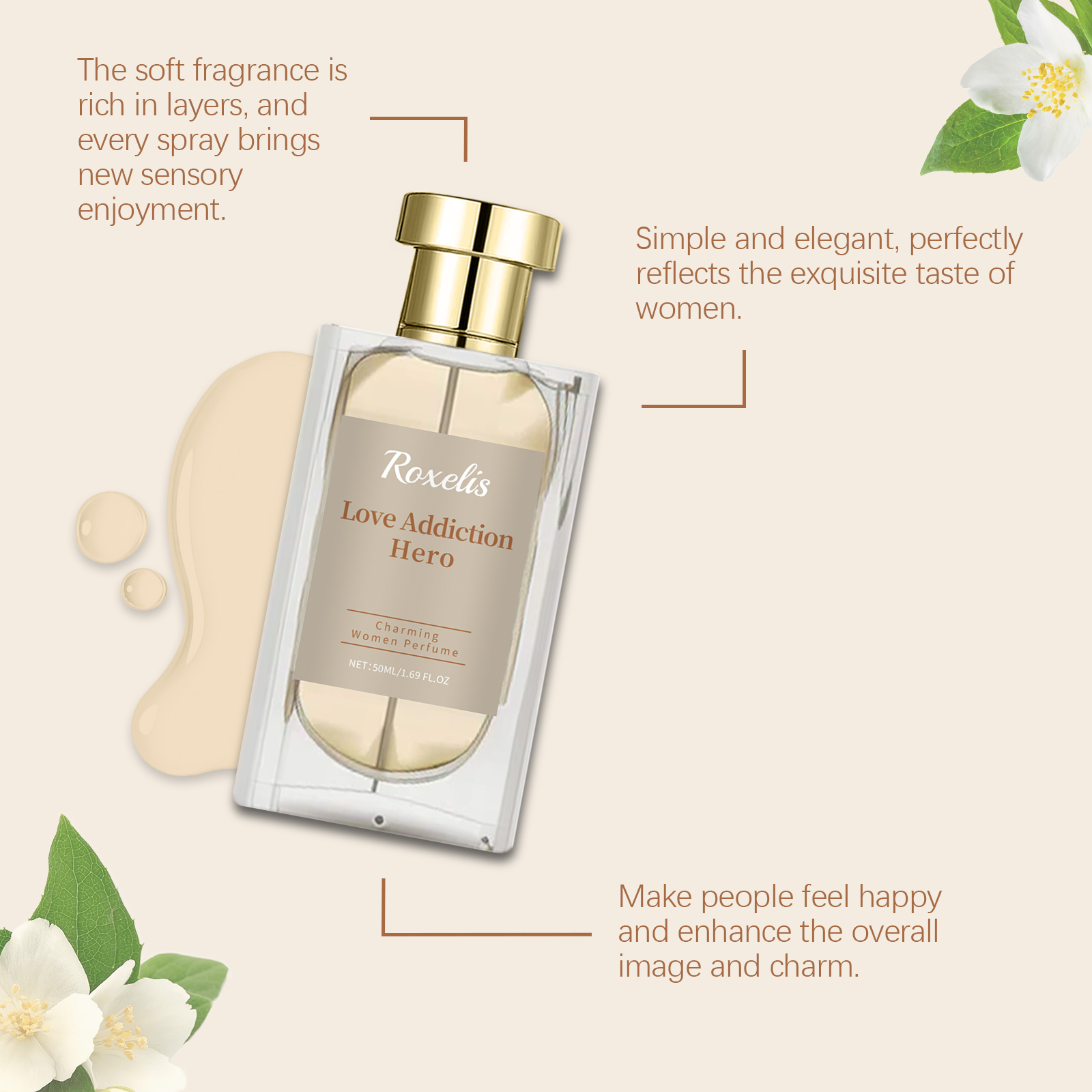 Bellflower Ladies Perfume Mild Long Lasting Fragrance Fresh Elegant Charming Dating Scent