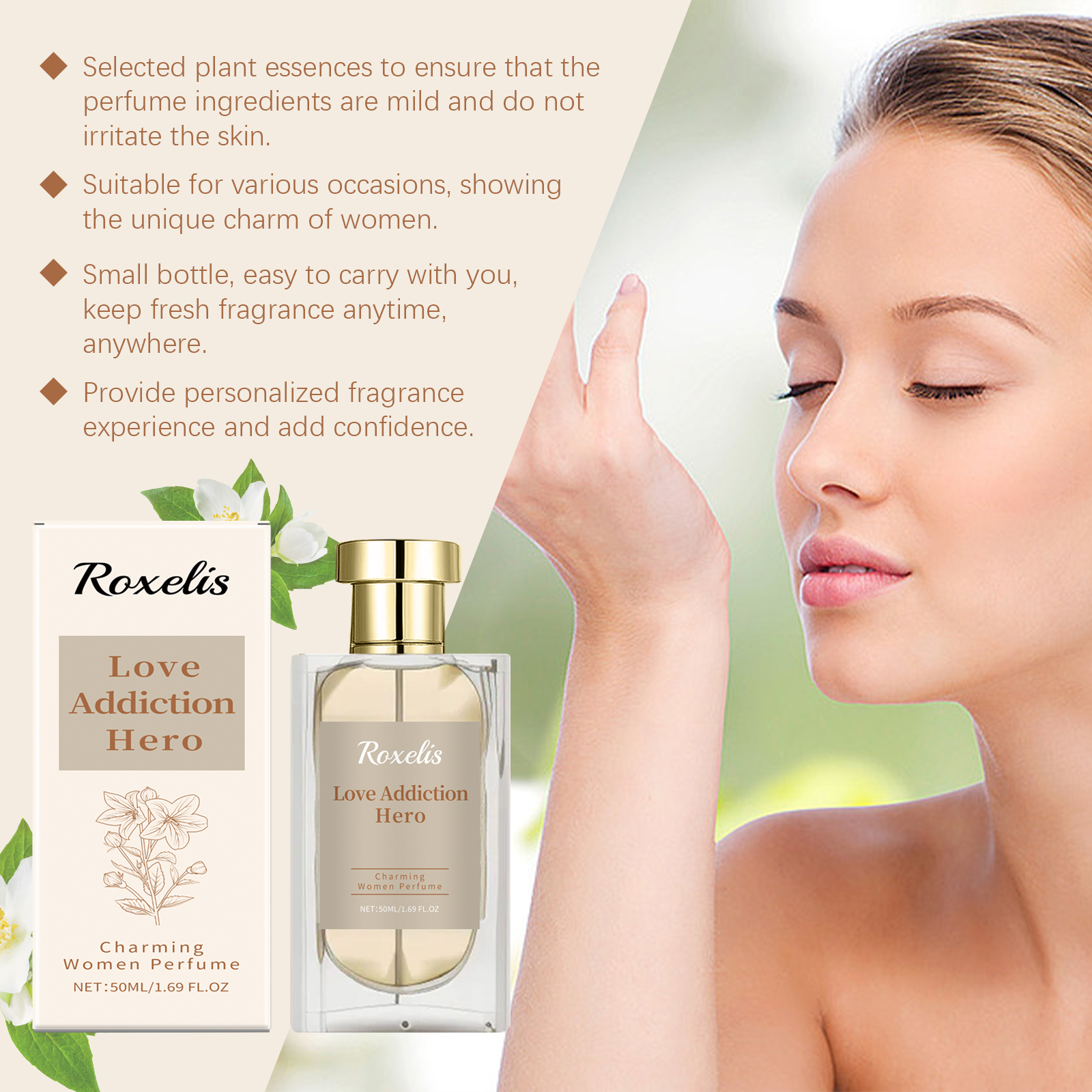 Bellflower Ladies Perfume Mild Long Lasting Fragrance Fresh Elegant Charming Dating Scent