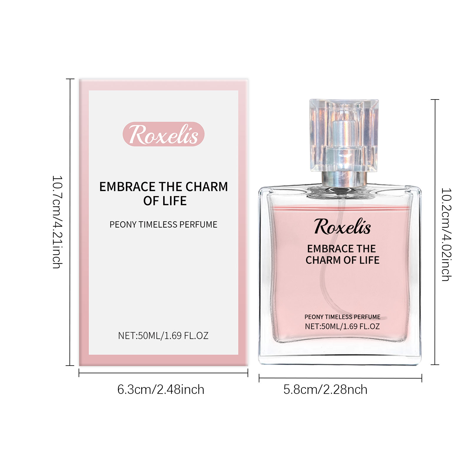Peony Scent Eternal Perfume Natural Fresh Fragrance Release Charm Long Lasting Light Elegant Charm Dating Atmosphere Perfume