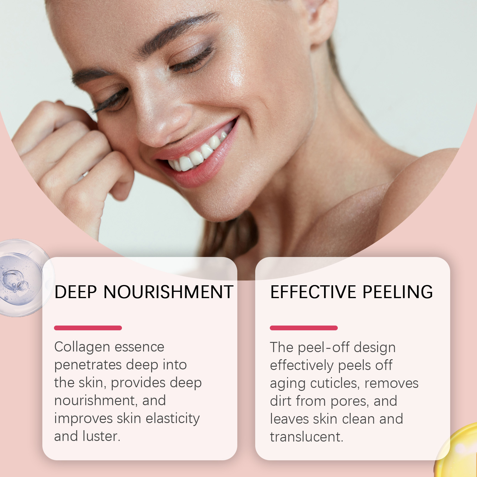 Collagen Peeling Peel Off Mask Moisturizing Hydrating Nourishing Skin Daily Skin Care Peel Off Mask