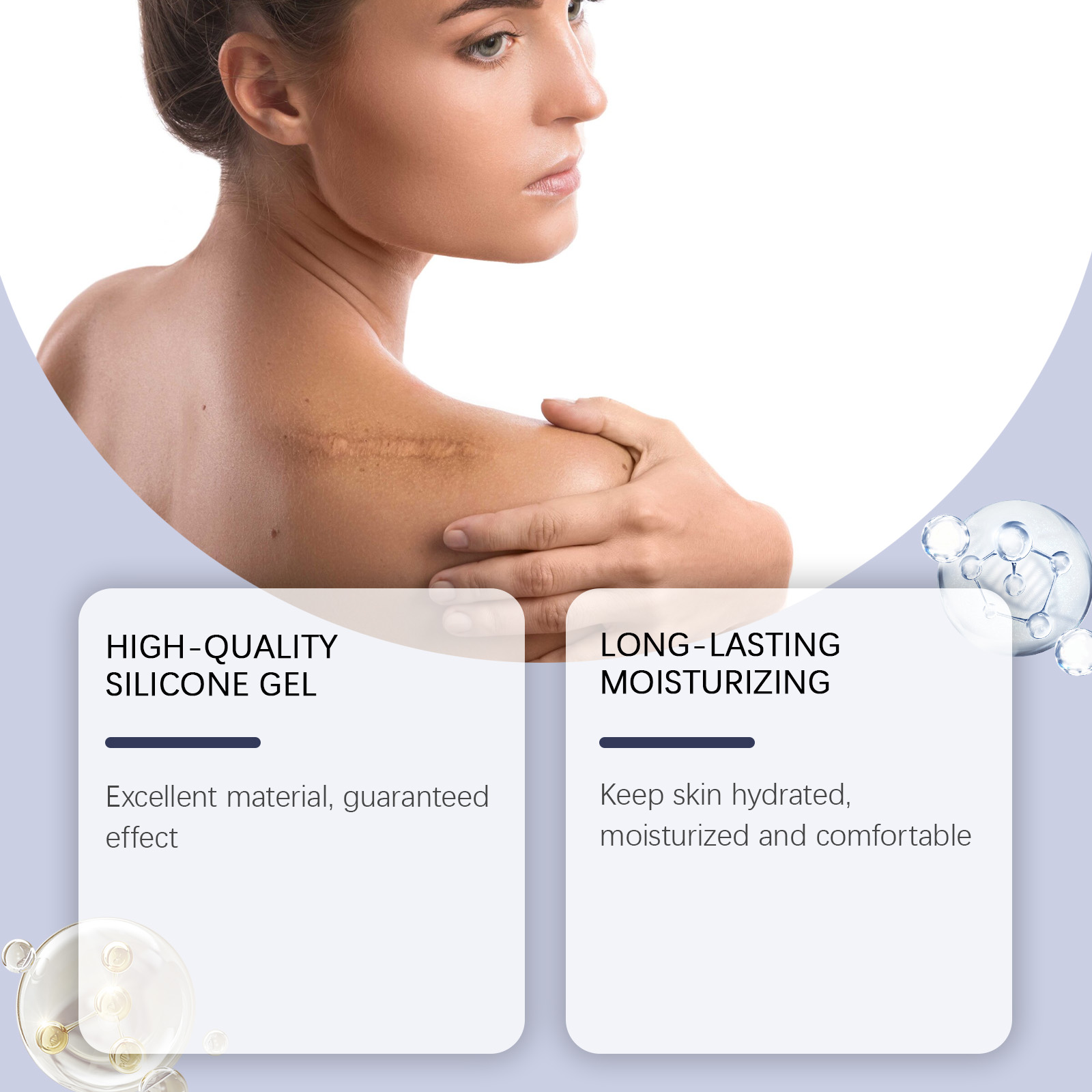Silicone Body Care Patches Effectively Fade Skin Reduce Marks Gentle Ingredients Daily Care