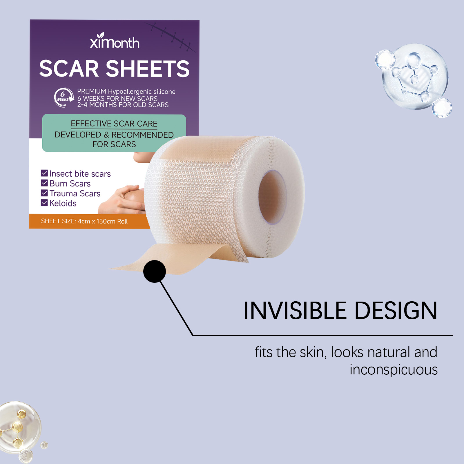Silicone Body Care Patches Effectively Fade Skin Reduce Marks Gentle Ingredients Daily Care
