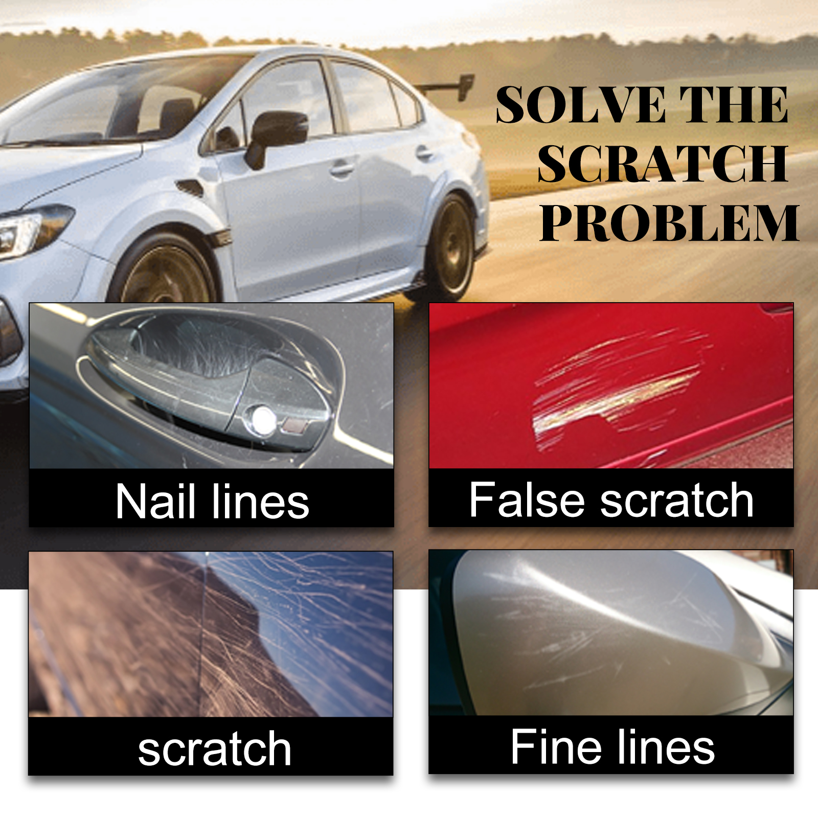 Car Paint Scratch Remover Repair Polish For Scrapes Oxidation Fading Protection And Gloss Restoration 1 PCS