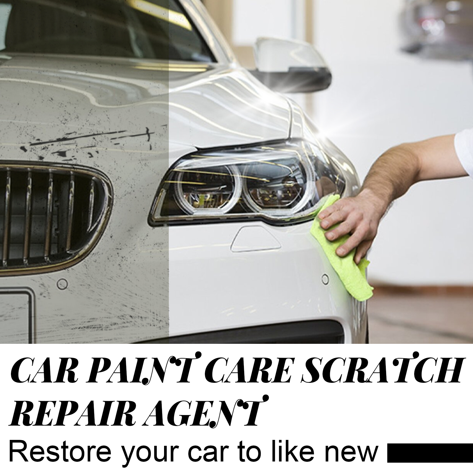 Car Paint Scratch Remover Repair Polish For Scrapes Oxidation Fading Protection And Gloss Restoration 1 PCS