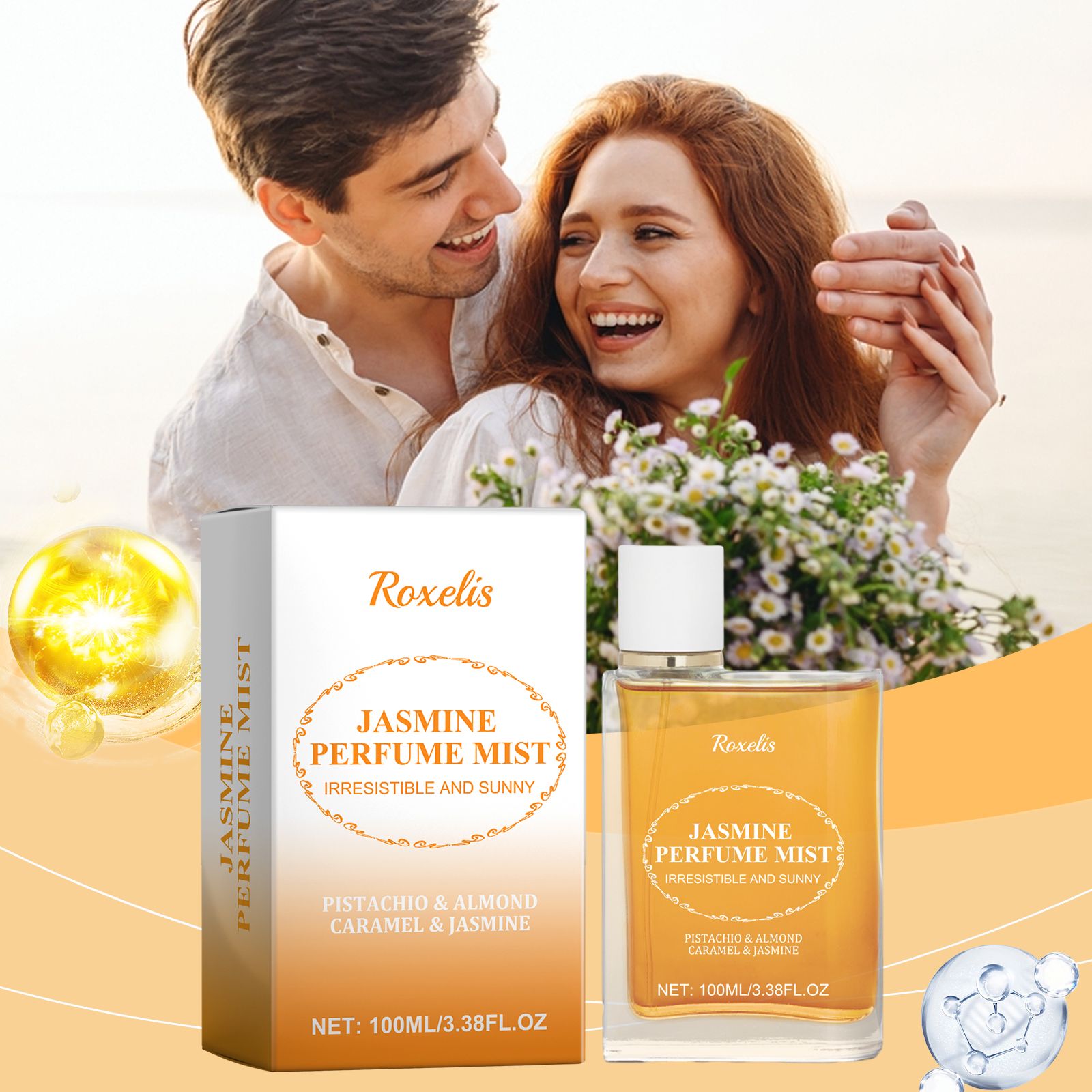 Brazilian Light Perfume Jasmine Woody Floral Long Lasting Fresh Scent For Women Daily Wear
