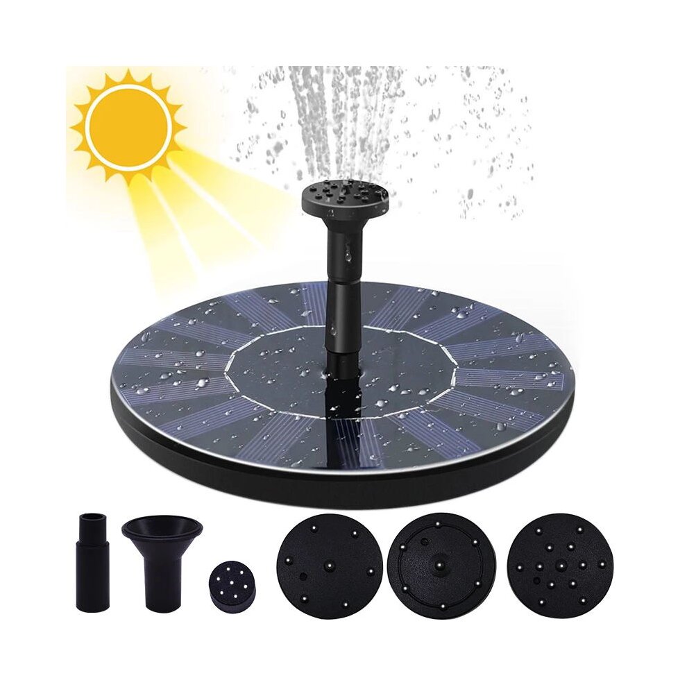 Floating Solar Fountain Water Pump Garden Pool Pond Outdoor Decoration
