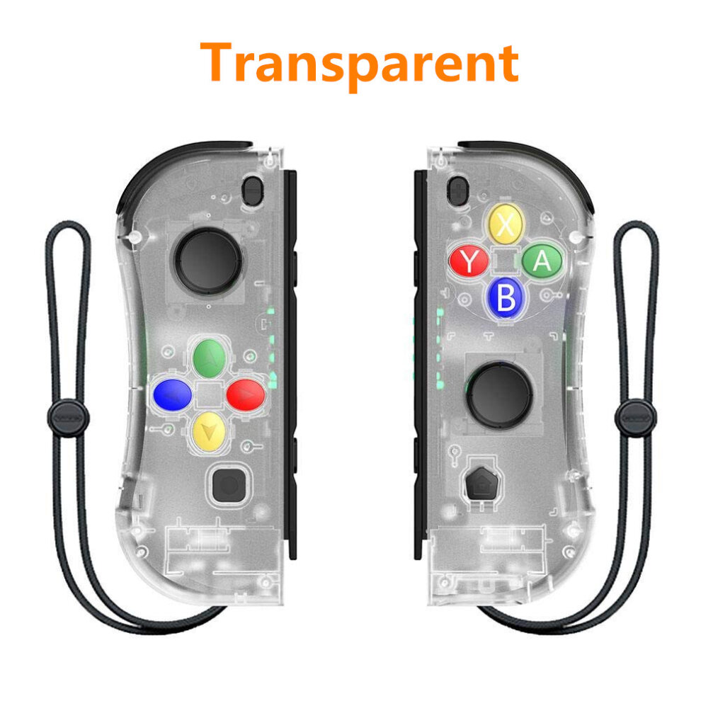 Joy Pad Controller Replacement Joycon Gamepad Joystick Switch Controller For Nintendo Switch Transparent