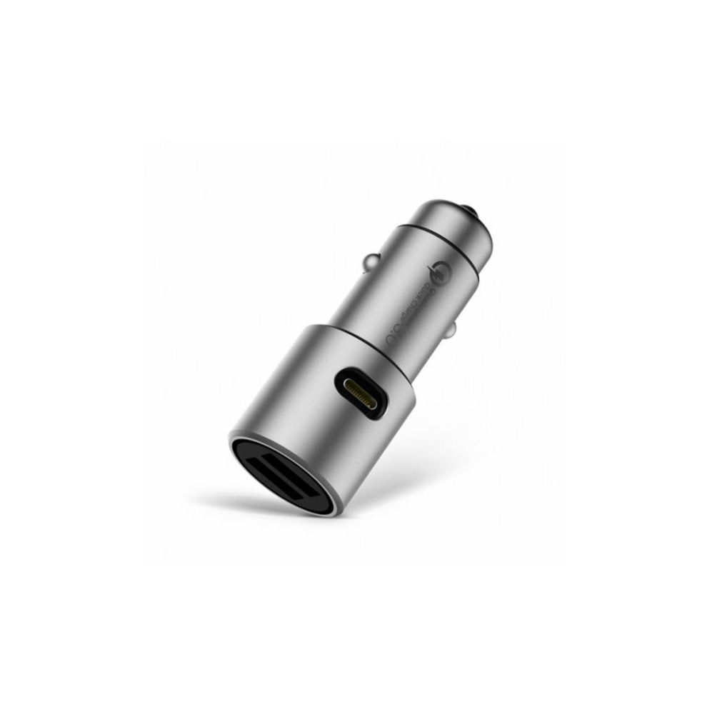 Original Xiaomi QC3.0 X2 Full Metal Dual USB Smart Control Quick Charge Car Charger