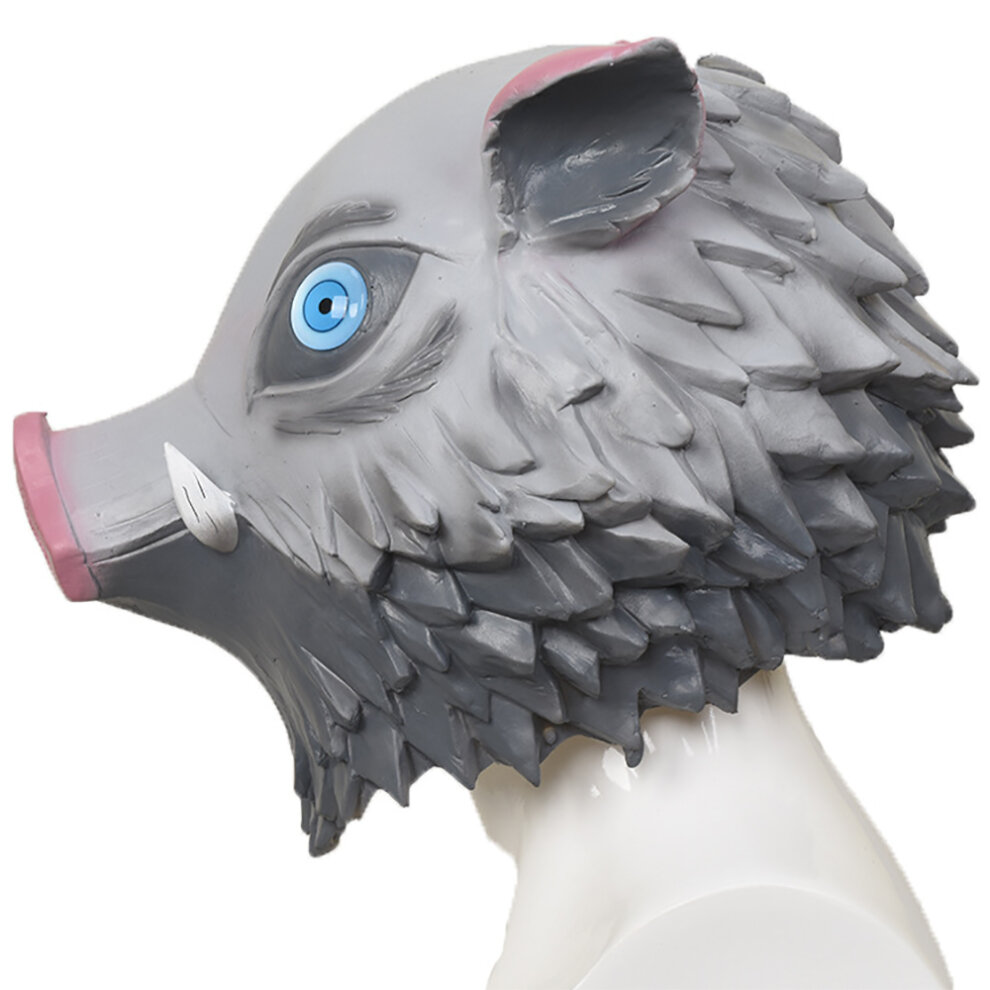 Demon Slayer Kimetsu no Yaiba Cosplay Hashibira Inosuke Mask Wild Boar Face Mask