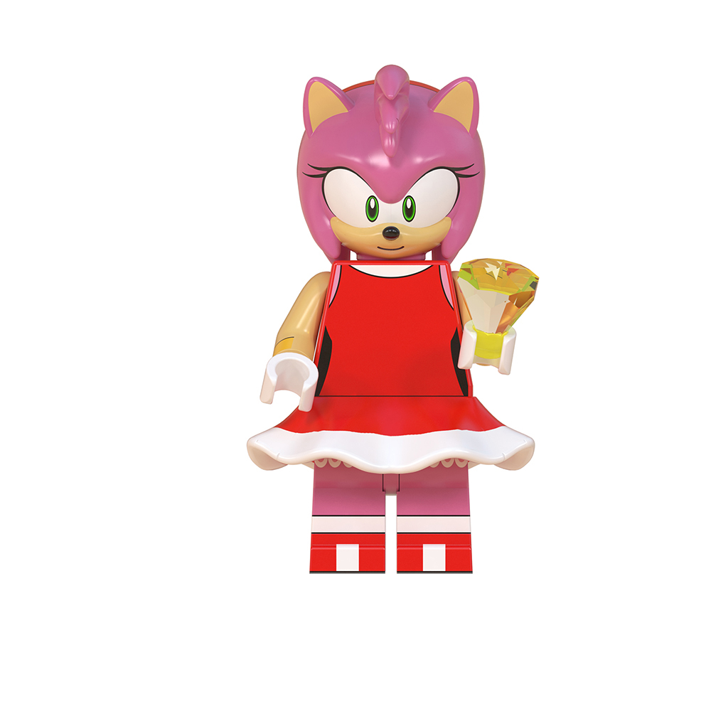 Sonic The Hedgehog Minifigures Fit Lego Building Blocks Toys Anime Action Figures Palyset Fans Collectible Christmas Stockings Birthday Decorations Gift for Kids Boys Girls