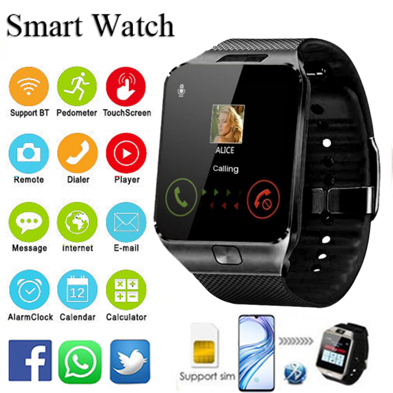 Smart Watch Support TF SIM Camera Bluetooth Wristwatch For Smartwatch Sanxing Huawei Android Ios Phone
