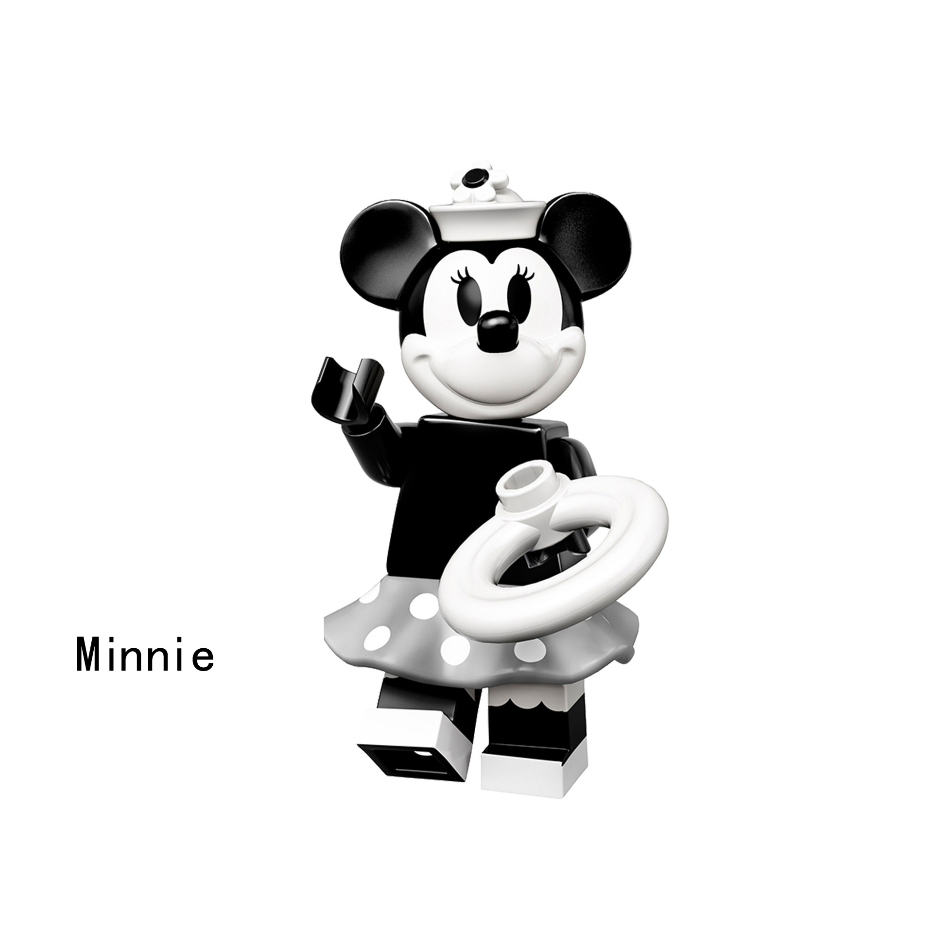 Building Blocks Toy Vintage Mickey Mouse Characters Series from Disney Movie Minifigure 8pcs Action Figures Cartoon Model Bricks Kids Toys Fit LEGO