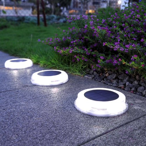 (Warm White) Solar Lights Outdoor Garden Waterproof Led Light for Garden Decking Patio Fence Pathway Night Light 2 Pack Garden Decorations
