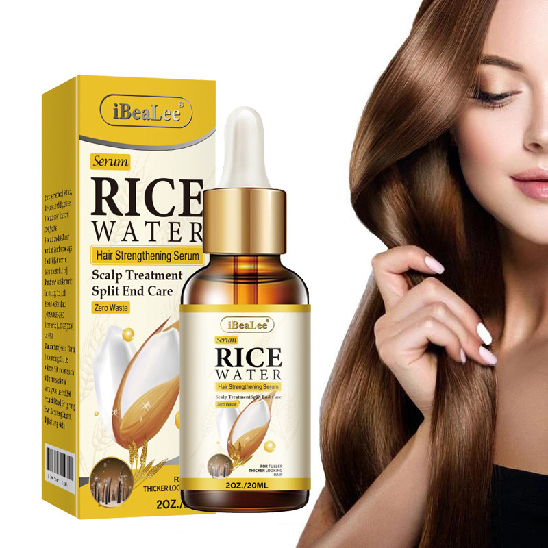 iBeaLee Hair Growth Serum Rice Water for Hair Growth Hair Loss Scalp Treatments Nourish Hair Care for Thicker Longer Fuller Healthier Hair