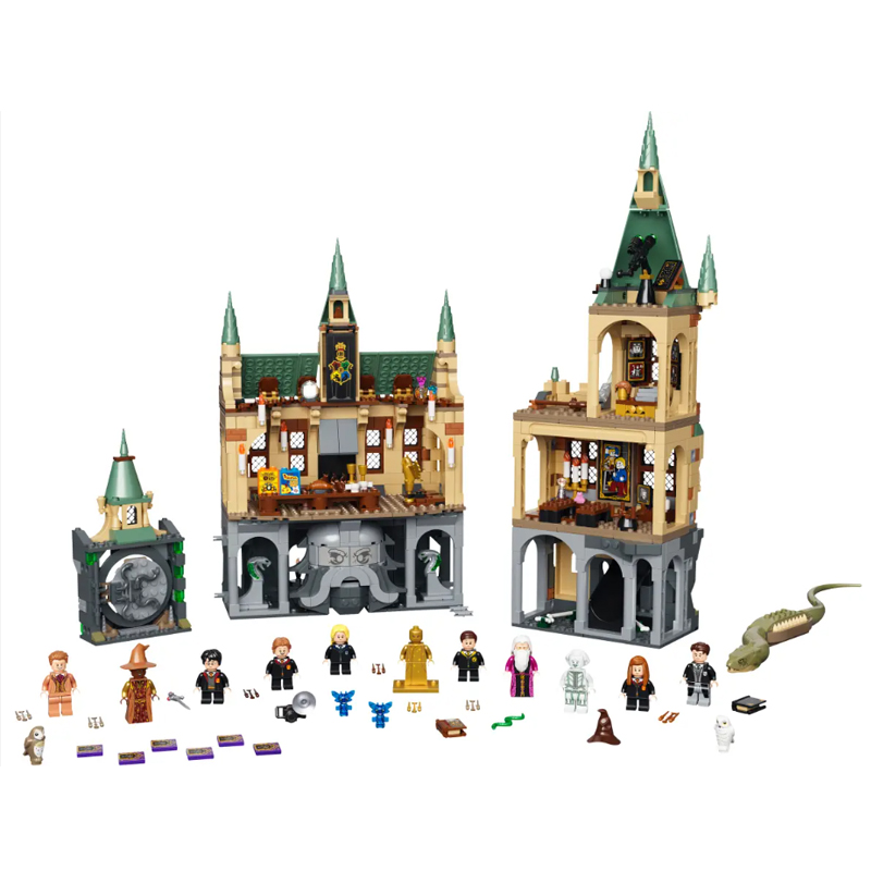 Harry Potter Hogwarts Chamber of Secrets Castle Toy with The Great Hall Wizarding World Gifts for Kids