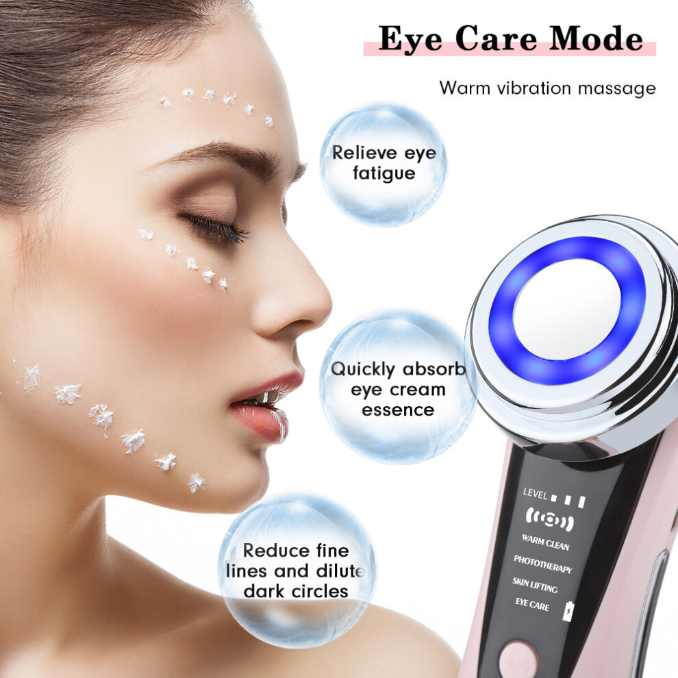 LED Light Skin Rejuvenation Therapy Photon Device RF EMS Lifting Firming Beauty Face Massager