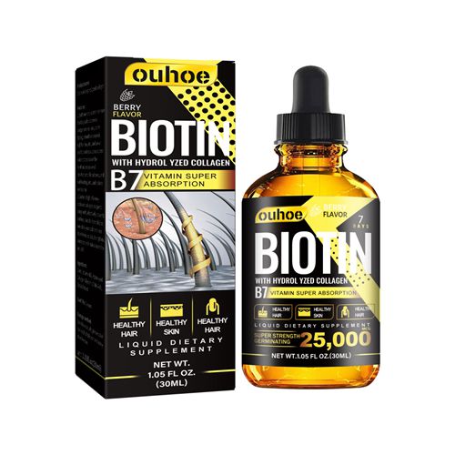 Biotin Oil Fast Hair Regrowth Serum Hair Essential Oil Hair Thinning Treatment Liquid Anti-hair Loss For Women Men 30ml