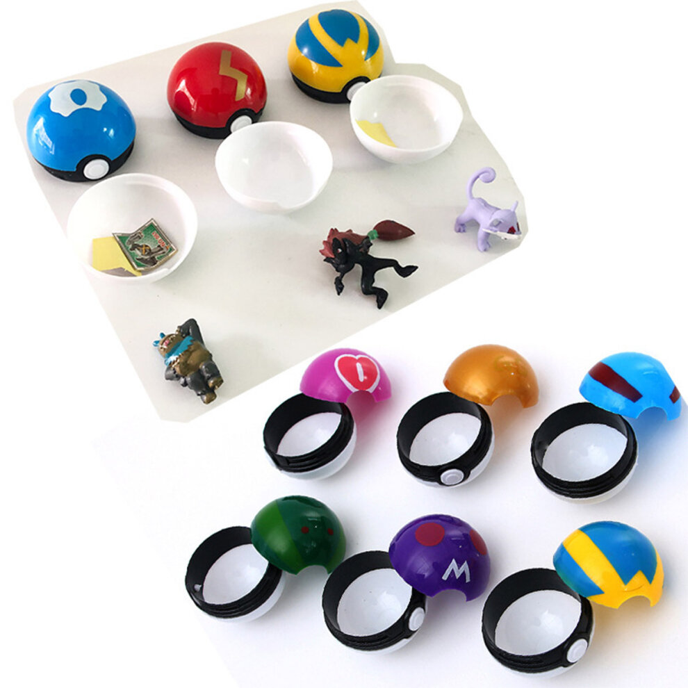Pokemon Ball Set Clip n Go Pokeball Random Toys Action Figures Kids Pikachu Model Gift Boxed 12pcs Set