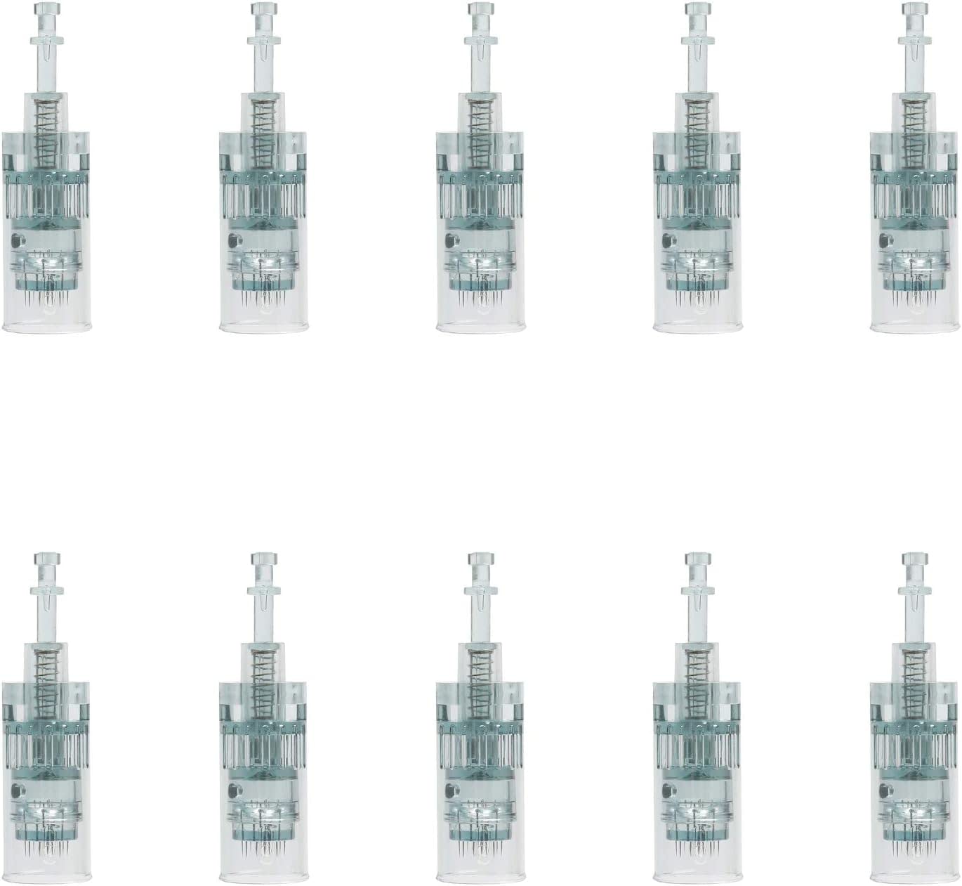 (11 Pins) Dr.Pen Ultima M8 Microneedling Pen Replacement Cartridges 16 Pins Disposable Replacement Accessories 10 Pcs Pack