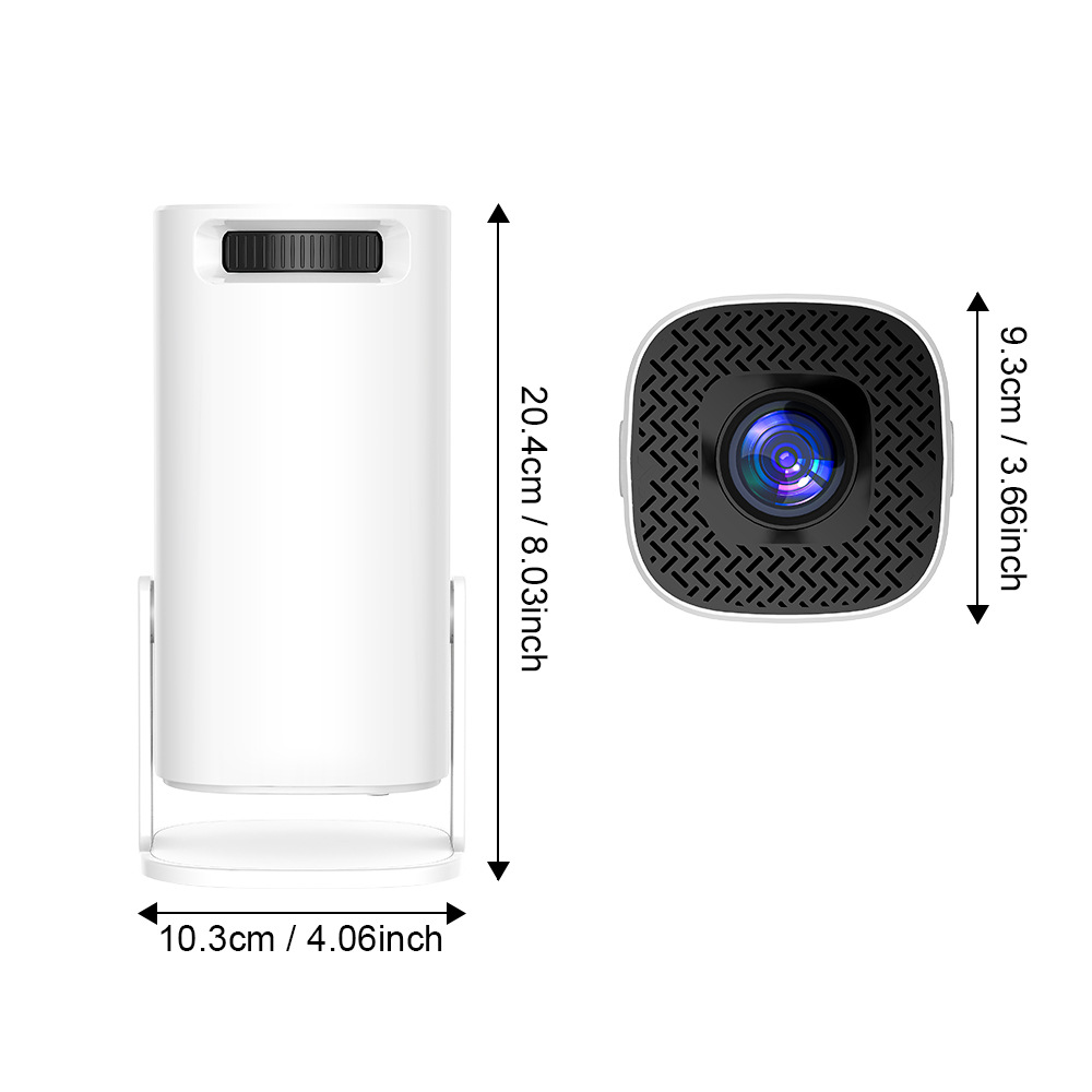 Android 11 Projector with WiFi and Bluetooth Smart Mini Portable Projector Pocket Outdoor