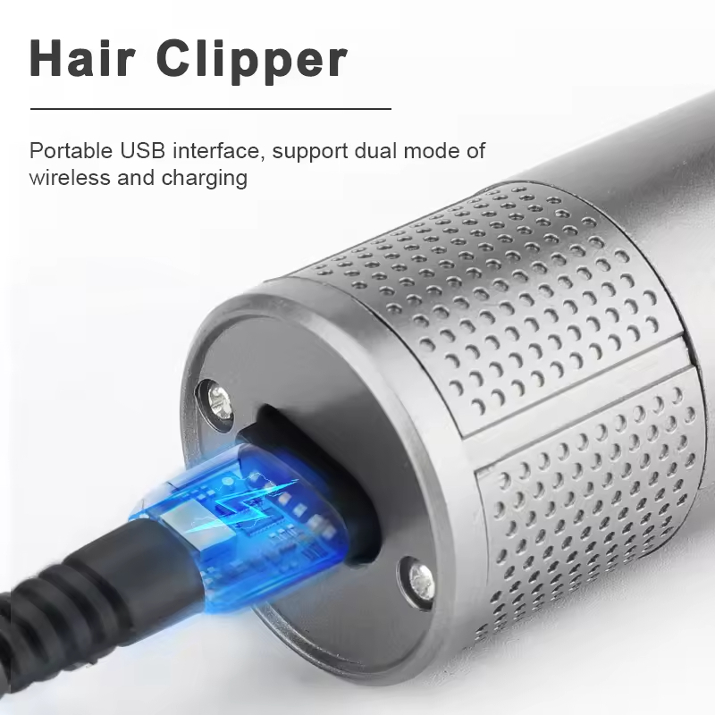 Hair Grooming Set Mens Hair Cutter Kit Strong Power Professional Hair Cut Machine Cordless Blade Barber Clipper Rechargeable Hair Trimmer for Barber Shop