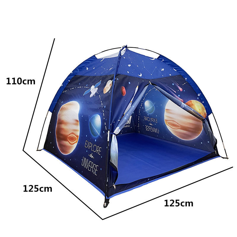 Space Playhouse Tent for Kids Indoor Outdoor Space-themed Play Tent