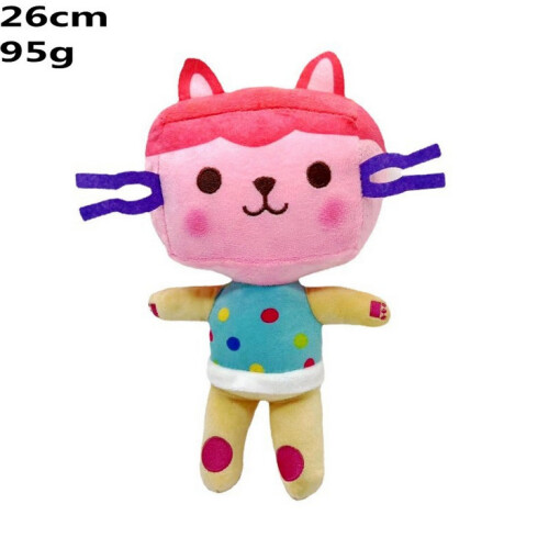 4PCS/SET Gabbys Dollhouse Plush Soft Stuffed Doll Kids Toy UK