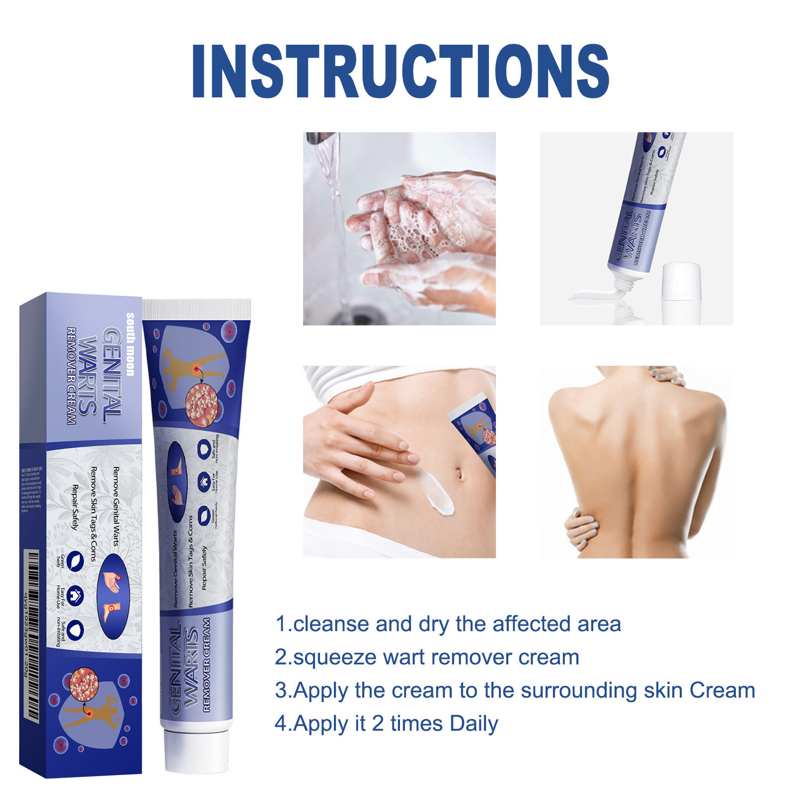 South Moon Skin Tag Remover Liquid Kit Wart and Tag Remover Wart Remover Fast Acting and Painless  for Body Anti Acne Face Cream Natural Safe Mole Remover