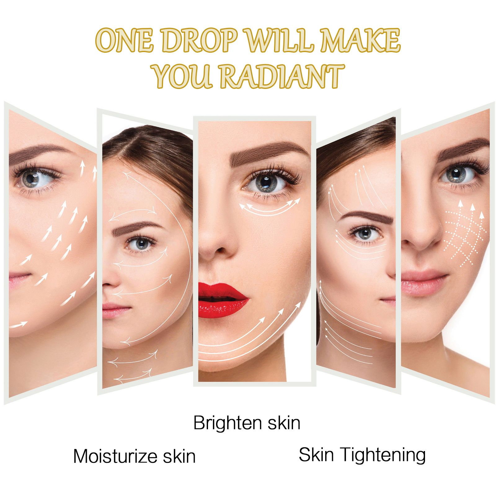 Bee Venom Serum Anti Wrinkle Essence Lightens Fine Lines Wrinkle Lines Dullness Nourishes and Firms Skin Moisturize Tighten Facial Skin Care